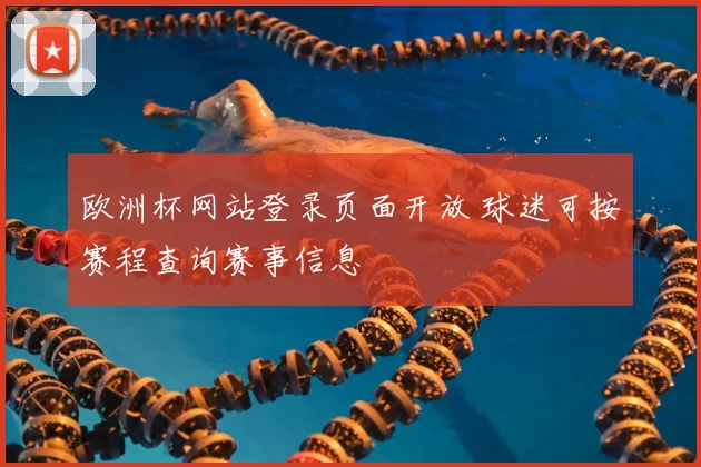欧洲杯网站登录页面开放 球迷可按赛程查询赛事信息
