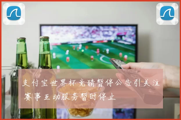 支付宝世界杯竞猜暂停公告引关注 赛事互动服务暂时停止